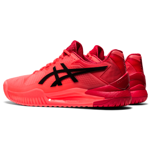 Meeste tennisejalats Asics Gel Resolution 8 Tokyo M 2021 (Sunrise Red/Eclipse Black)