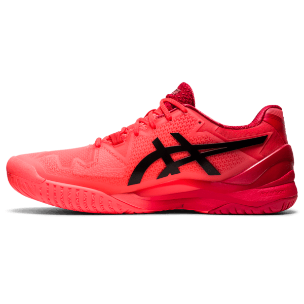 Meeste tennisejalats Asics Gel Resolution 8 Tokyo M 2021 (Sunrise Red/Eclipse Black)