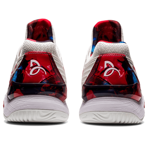 Meeste tennisejalats Asics Court FF Novak L.E. M 2021 (White/Classic Red)