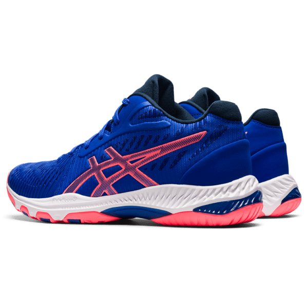 Naiste võrkpallijalats Asics Netburner Ballastic FF MT 2 W 2021 (Lapis Lazuli Blue/Blazing Coral)