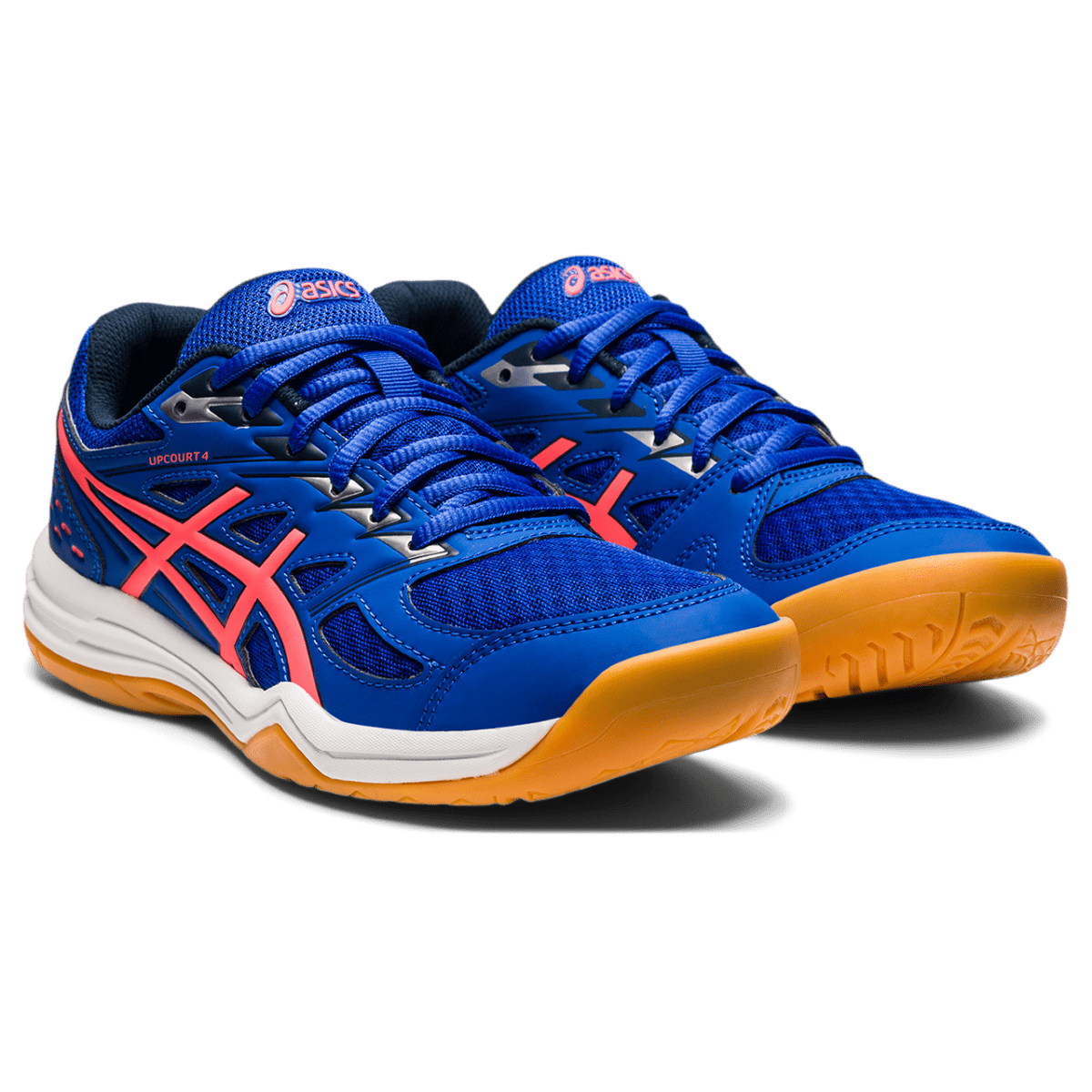 Naiste sisesaali võrkpallijalats Asics Upcourt 4 W 2021 (Lapis Lazuli Blue/Blazing Coral)