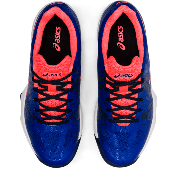 Sisesaali naiste treeningjalats Asics Gel-Fastball 3 W 2021 (Lapis Lazuli Blue/Blazing Coral)