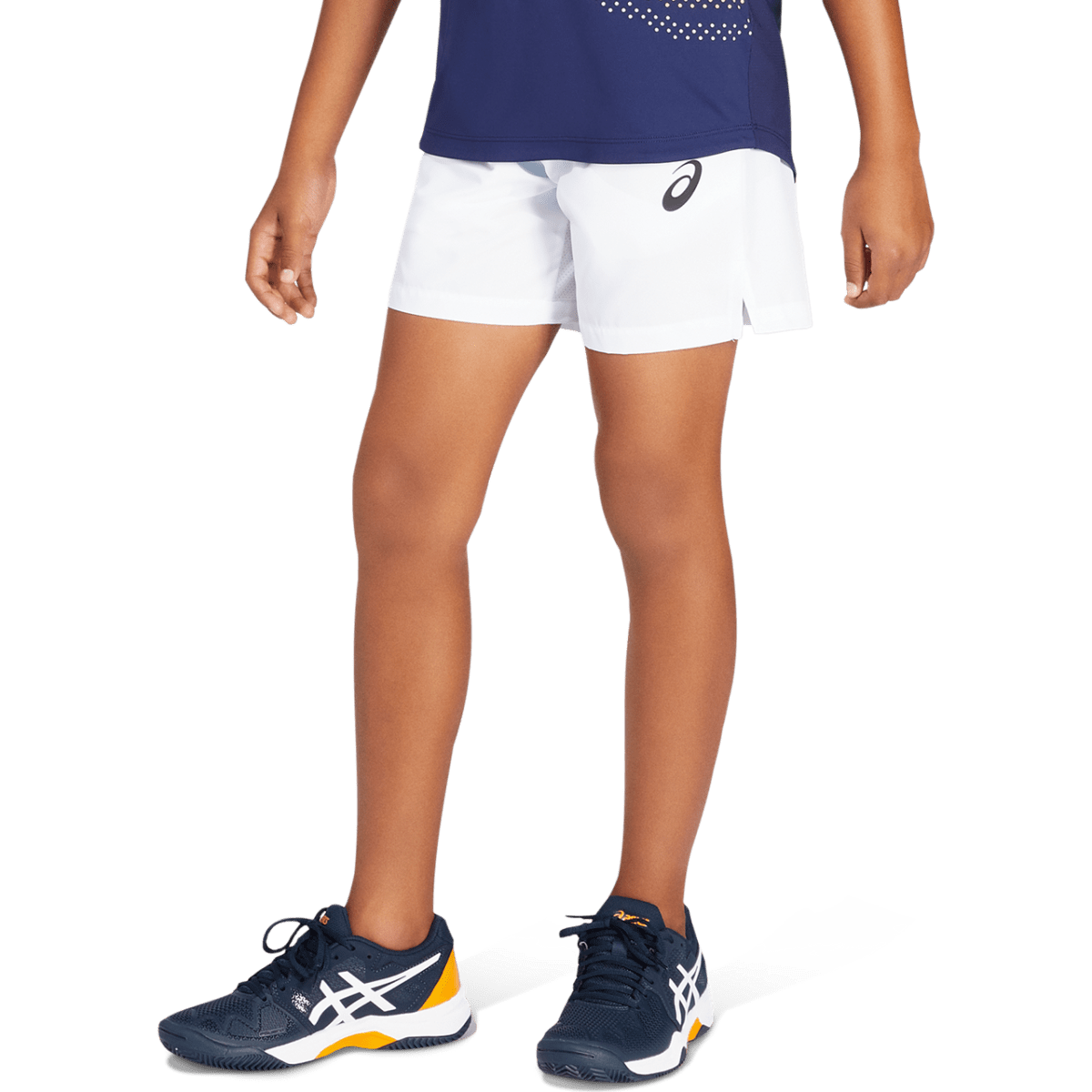 Laste tennise treeningpüksid Asics Tennis Short B 2021 (Brilliant White)