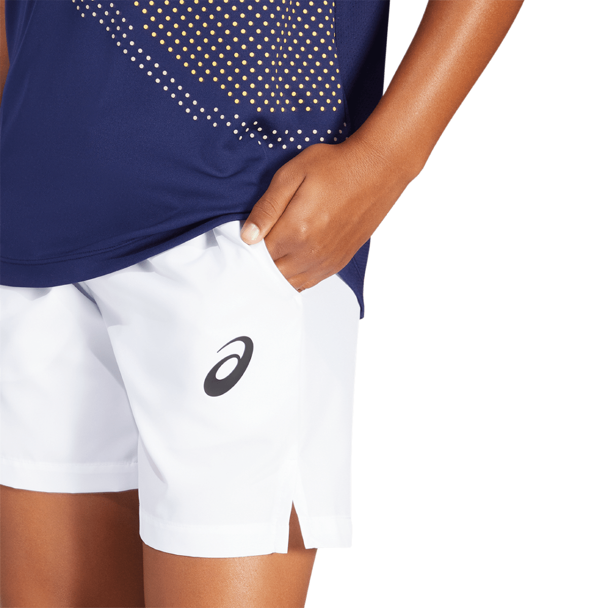 Laste tennise treeningpüksid Asics Tennis Short B 2021 (Brilliant White)
