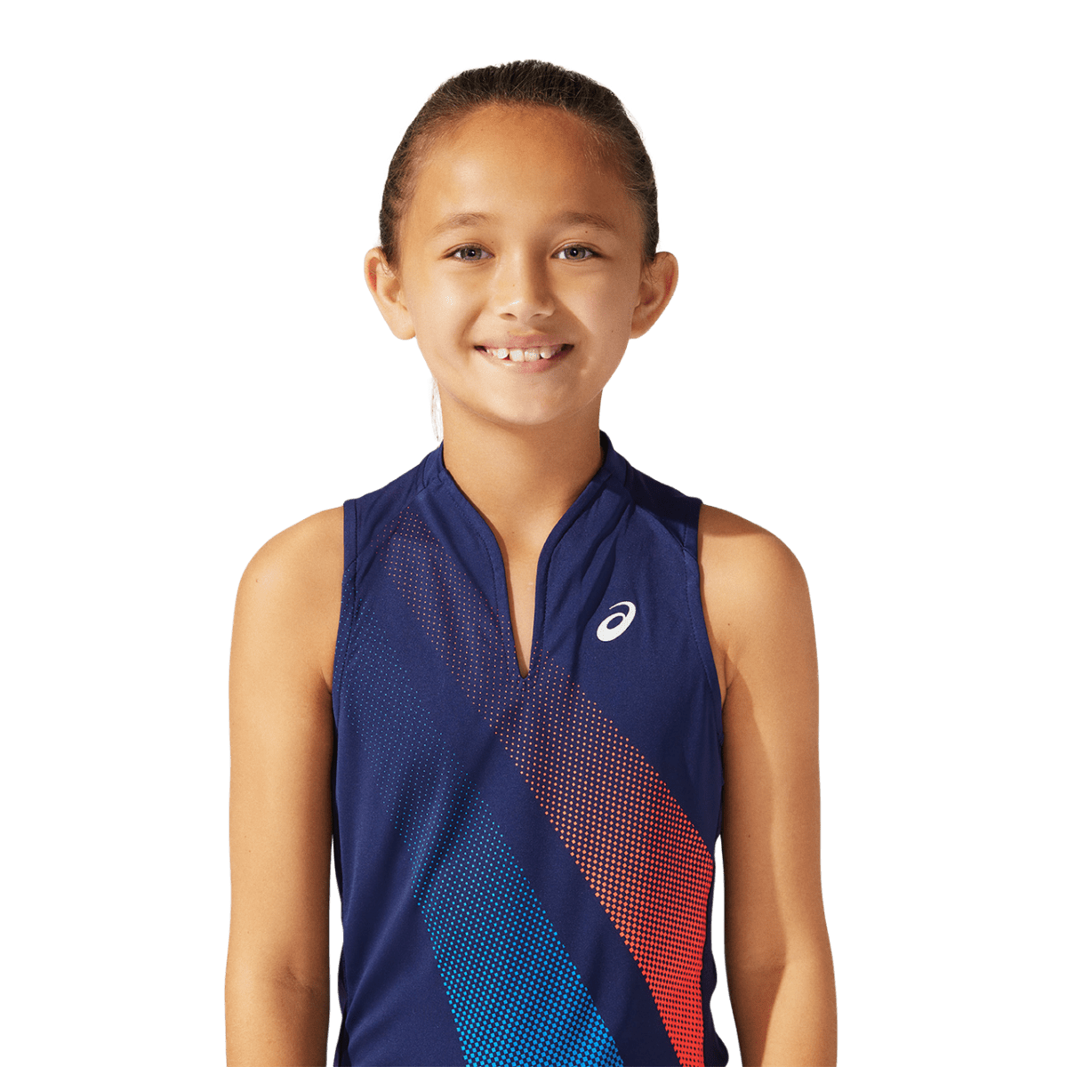 Laste treeningsärk Asics Girls Tennis Graphic Tank GS 2021 (Peacoat)